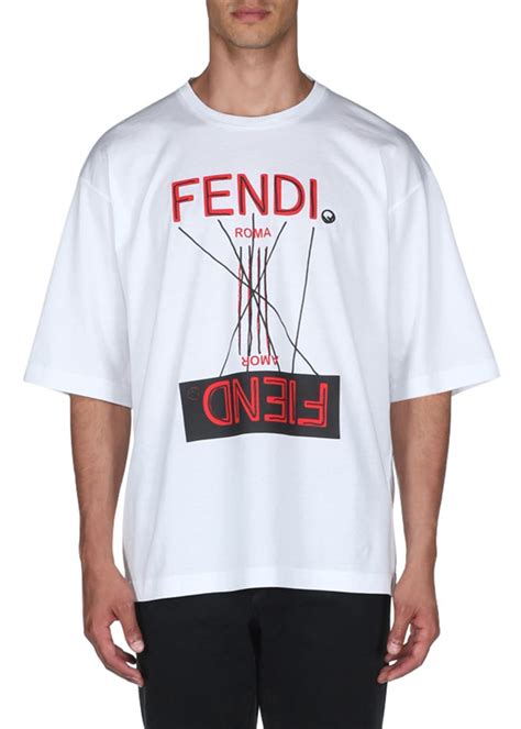 t shirt fendi zip|fendi fiend t shirt.